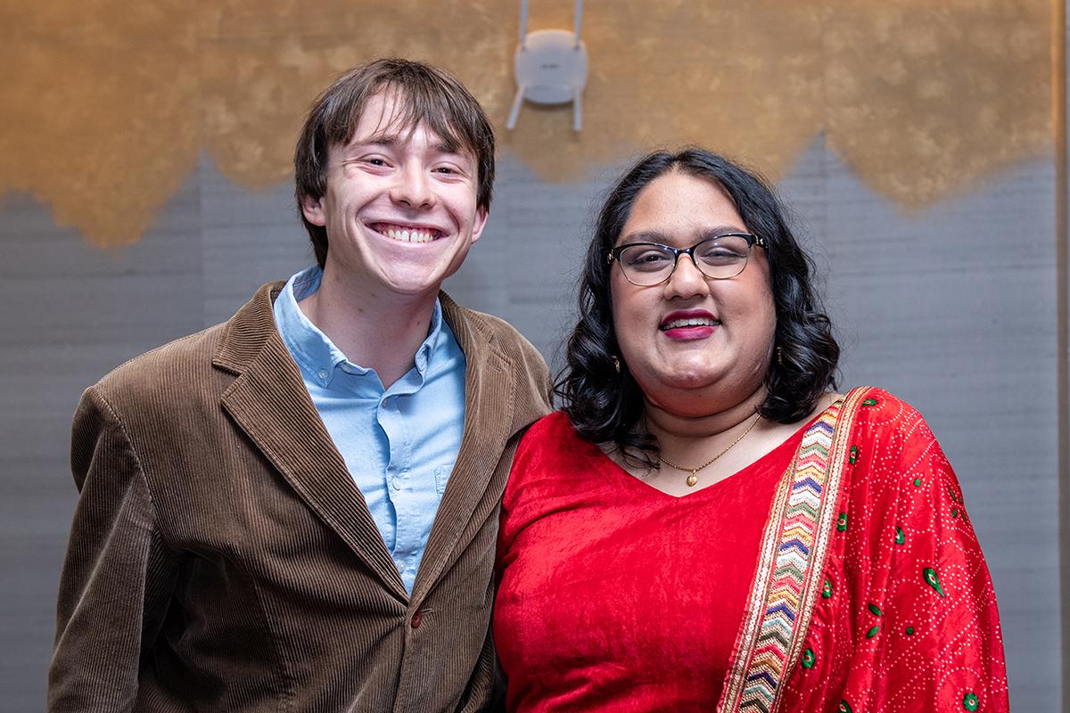 Team members Mateu Healey-Parera, AAP '26, and Meg Kandarpa '23