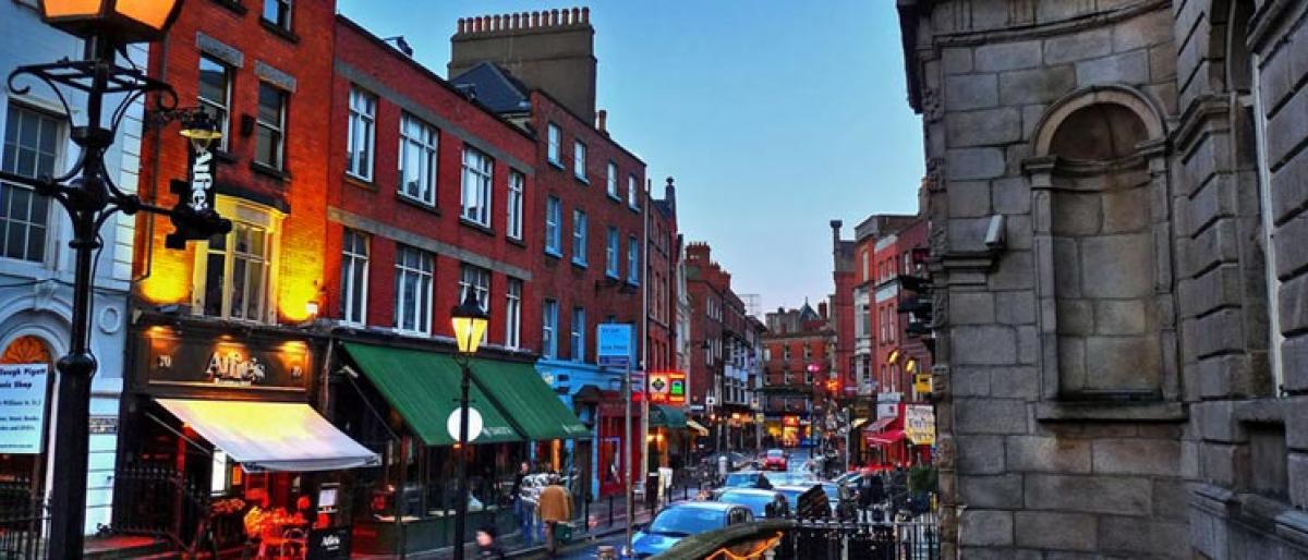 William Street South in Dublin Ireland